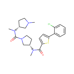 CN1CC[C@@H](N(C)C(=O)N2CC[C@H](N(C)C(=O)c3ccc(-c4ccccc4Cl)s3)C2)C1 ZINC000028461274