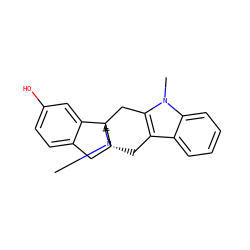 CN1CC[C@]23Cc4c(c5ccccc5n4C)C[C@]2(Cc2ccc(O)cc23)C1 ZINC000058598780