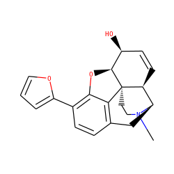 CN1CC[C@]23c4c5ccc(-c6ccco6)c4O[C@H]2[C@@H](O)C=C[C@H]3[C@H]1C5 ZINC000026506488