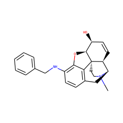 CN1CC[C@]23c4c5ccc(NCc6ccccc6)c4O[C@H]2[C@@H](O)C=C[C@H]3[C@H]1C5 ZINC000013813277