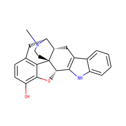 CN1CC[C@]23c4c5ccc(O)c4O[C@H]2c2[nH]c4ccccc4c2C[C@H]3[C@H]1C5 ZINC000013586854