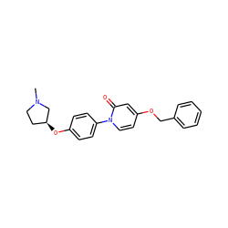 CN1CC[C@H](Oc2ccc(-n3ccc(OCc4ccccc4)cc3=O)cc2)C1 ZINC000066251601