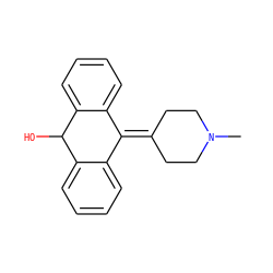 CN1CCC(=C2c3ccccc3C(O)c3ccccc32)CC1 ZINC000001481770