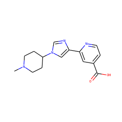 CN1CCC(n2cnc(-c3cc(C(=O)O)ccn3)c2)CC1 ZINC000225937850