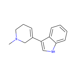 CN1CCC=C(c2c[nH]c3ccccc23)C1 ZINC000026743883