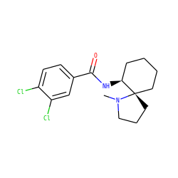 CN1CCC[C@@]12CCCC[C@@H]2NC(=O)c1ccc(Cl)c(Cl)c1 ZINC000028257651