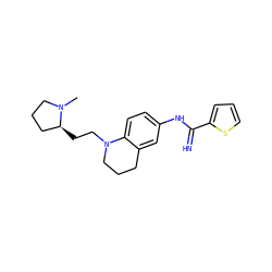 CN1CCC[C@@H]1CCN1CCCc2cc(NC(=N)c3cccs3)ccc21 ZINC000073168505