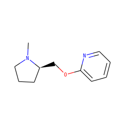 CN1CCC[C@@H]1COc1ccccn1 ZINC000000021555