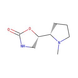 CN1CCC[C@H]1[C@@H]1CNC(=O)O1 ZINC000040429024