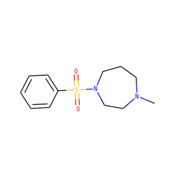CN1CCCN(S(=O)(=O)c2ccccc2)CC1 ZINC000006785050
