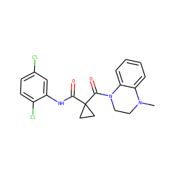 CN1CCN(C(=O)C2(C(=O)Nc3cc(Cl)ccc3Cl)CC2)c2ccccc21 ZINC000299829173