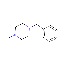 CN1CCN(Cc2ccccc2)CC1 ZINC000019536830