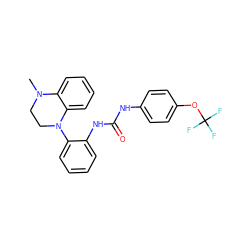 CN1CCN(c2ccccc2NC(=O)Nc2ccc(OC(F)(F)F)cc2)c2ccccc21 ZINC000103234907