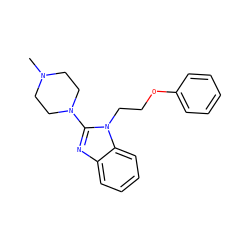 CN1CCN(c2nc3ccccc3n2CCOc2ccccc2)CC1 ZINC000033891197