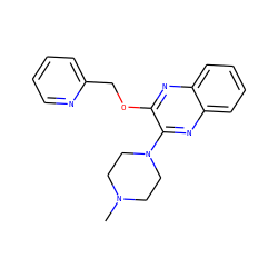 CN1CCN(c2nc3ccccc3nc2OCc2ccccn2)CC1 ZINC000029053572