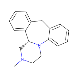 CN1CCN2c3ccccc3Cc3ccccc3[C@H]2C1 ZINC000000000855