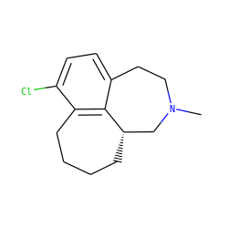 CN1CCc2ccc(Cl)c3c2[C@@H](CCCC3)C1 ZINC000027723017