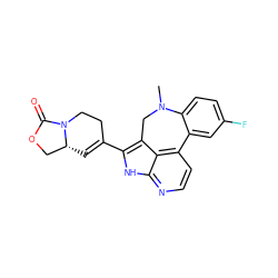 CN1Cc2c(C3=C[C@@H]4COC(=O)N4CC3)[nH]c3nccc(c23)-c2cc(F)ccc21 ZINC001772573281