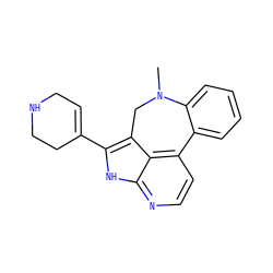 CN1Cc2c(C3=CCNCC3)[nH]c3nccc(c23)-c2ccccc21 ZINC001772635262