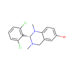 CN1Cc2cc(O)ccc2N(C)[C@H]1c1c(Cl)cccc1Cl ZINC000653735518