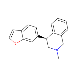 CN1Cc2ccccc2[C@H](c2ccc3ccoc3c2)C1 ZINC000149772260