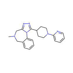 CN1Cc2ccccc2-n2c(nnc2C2CCN(c3ccccn3)CC2)C1 ZINC000072124266