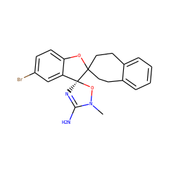 CN1O[C@@]2(N=C1N)c1cc(Br)ccc1OC21CCc2ccccc2CC1 ZINC000141970613