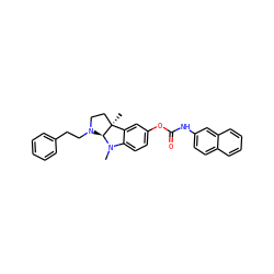 CN1c2ccc(OC(=O)Nc3ccc4ccccc4c3)cc2[C@]2(C)CCN(CCc3ccccc3)[C@H]12 ZINC000049035114