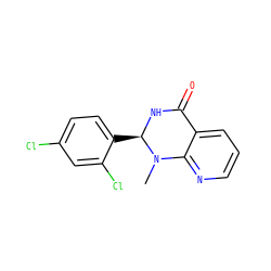 CN1c2ncccc2C(=O)N[C@@H]1c1ccc(Cl)cc1Cl ZINC000013566712