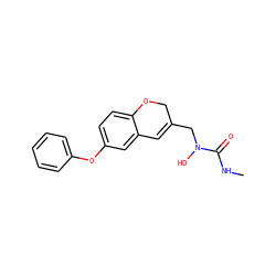 CNC(=O)N(O)CC1=Cc2cc(Oc3ccccc3)ccc2OC1 ZINC000013833870