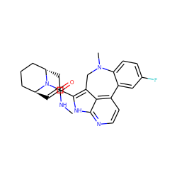 CNC(=O)N1[C@H]2C=C(c3[nH]c4nccc5c4c3CN(C)c3ccc(F)cc3-5)C[C@H]1CCC2 ZINC001772589667