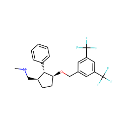 CNC[C@@H]1CC[C@H](OCc2cc(C(F)(F)F)cc(C(F)(F)F)c2)[C@H]1c1ccccc1 ZINC000036324302
