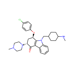 CNC1CCC(Cn2c3c(c4ccccc42)C(=O)[C@H](N2CCN(C)CC2)C[C@H]3Oc2ccc(Cl)cc2)CC1 ZINC000028572524