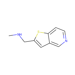 CNCc1cc2cnccc2s1 ZINC000039123427