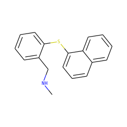 CNCc1ccccc1Sc1cccc2ccccc12 ZINC000000346644