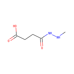 CNNC(=O)CCC(=O)O ZINC000095555065