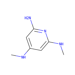 CNc1cc(N)nc(NC)c1 ZINC000115731093