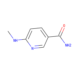 CNc1ccc(C(N)=O)cn1 ZINC000033648125