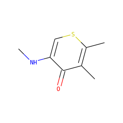 CNc1csc(C)c(C)c1=O ZINC000002475829