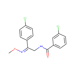 CO/N=C(/CNC(=O)c1cccc(Cl)c1)c1ccc(Cl)cc1 ZINC000005719836