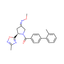 CO/N=C1/C[C@H](c2nc(C)no2)N(C(=O)c2ccc(-c3ccccc3C)cc2)C1 ZINC000064510593