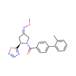 CO/N=C1/C[C@H](c2ncno2)N(C(=O)c2ccc(-c3ccccc3C)cc2)C1 ZINC000040876610