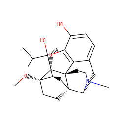 CO[C@@]12CC[C@@]3(C[C@@H]1[C@](C)(O)C(C)C)[C@H]1Cc4ccc(O)c5c4[C@@]3(CCN1C)[C@H]2O5 ZINC000100825037