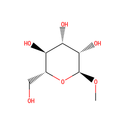 CO[C@H]1O[C@H](CO)[C@@H](O)[C@H](O)[C@@H]1O ZINC000004261920