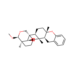 CO[C@H]1OC[C@]23CCC[C@]1(C)[C@@H]2CC[C@@]1(C)[C@@H]2Cc4ccccc4O[C@@]2(C)CC[C@H]31 ZINC000473132751