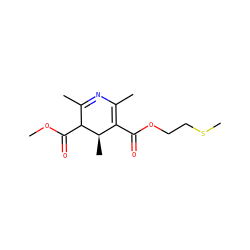 COC(=O)C1C(C)=NC(C)=C(C(=O)OCCSC)[C@H]1C ZINC000100038146