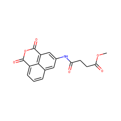 COC(=O)CCC(=O)Nc1cc2c3c(cccc3c1)C(=O)OC2=O ZINC000095584202
