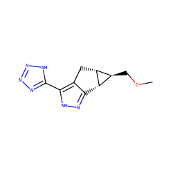 COC[C@@H]1[C@H]2Cc3c(n[nH]c3-c3nnn[nH]3)[C@H]21 ZINC000049046065
