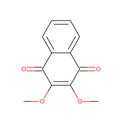 COC1=C(OC)C(=O)c2ccccc2C1=O ZINC000000518909