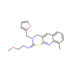 COCC/N=C1/Sc2nc3c(C)cccc3cc2CN1Cc1ccco1 ZINC000013150759